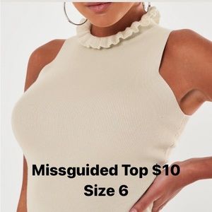 Missguided Cream top